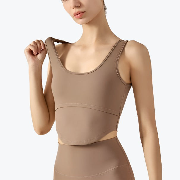 Big U Neck Sports Bra