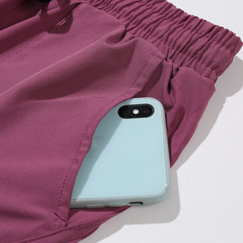 Women Running Trousers 2 In 1 Yoga Sports