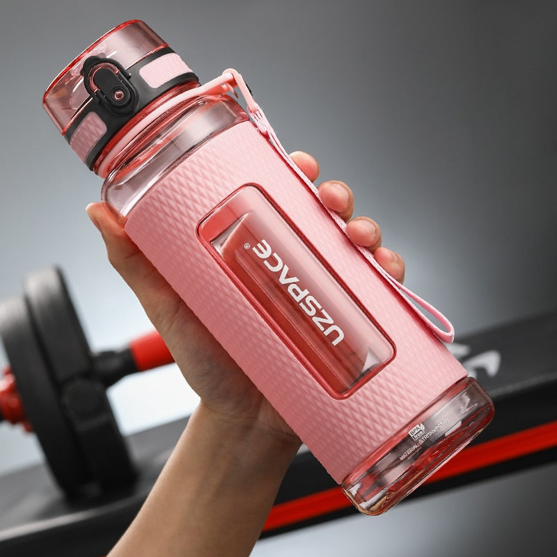 UZSPACE Sports Water Bottles Gym Leak-proof