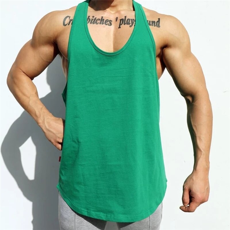 Men's Running Vest Gym Sleeveless Shirt