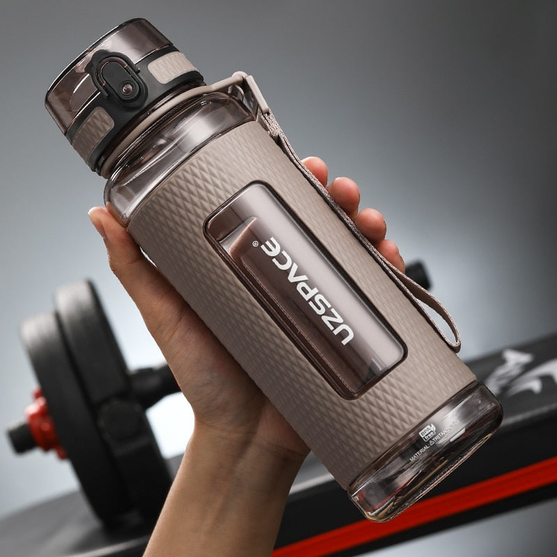 UZSPACE Sports Water Bottles Gym Leak-proof
