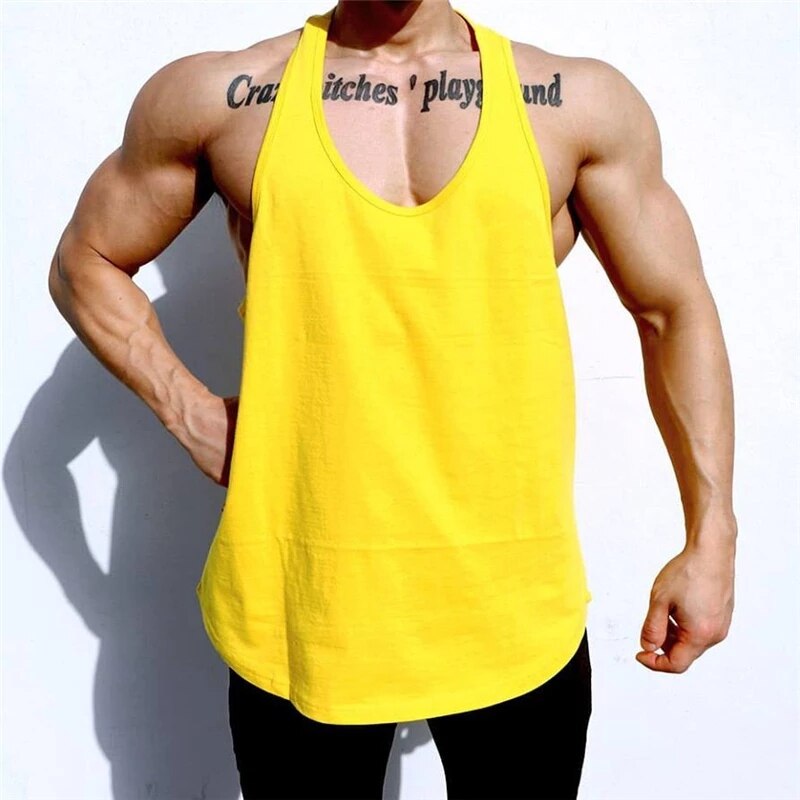 Men's Running Vest Gym Sleeveless Shirt