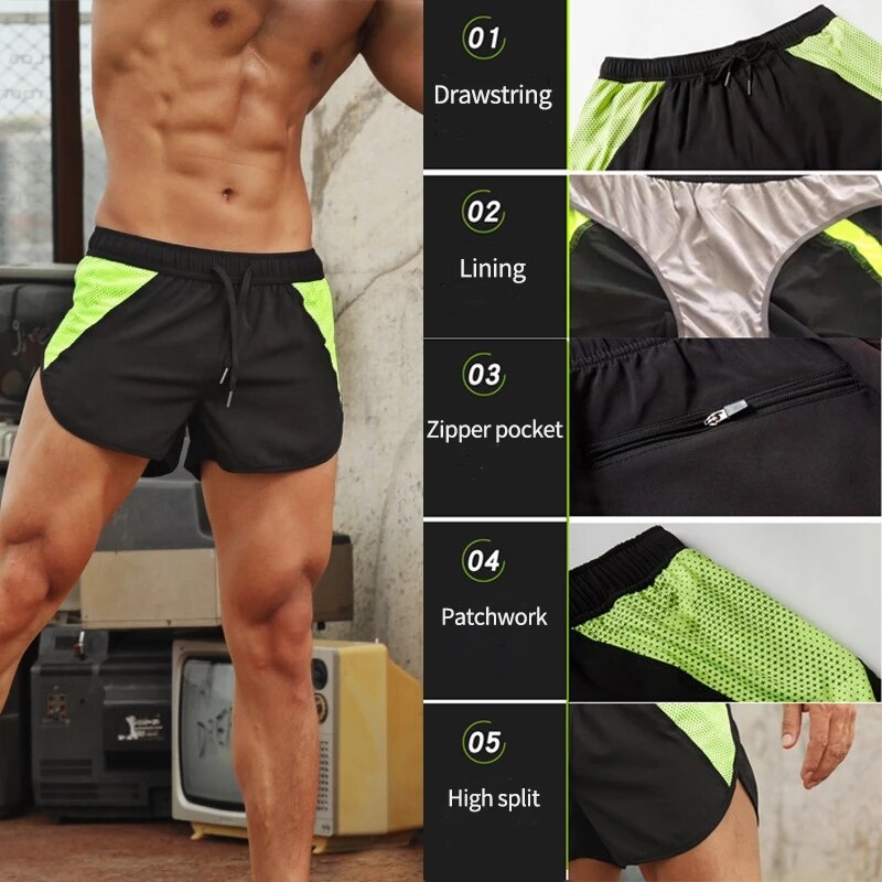Men Crossfit Running Shorts Basketball