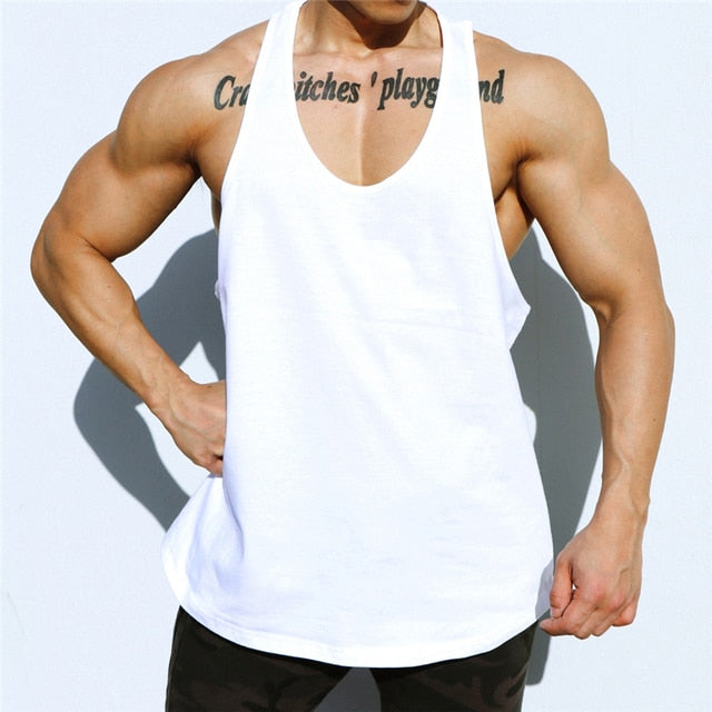 Men's Running Vest Gym Sleeveless Shirt