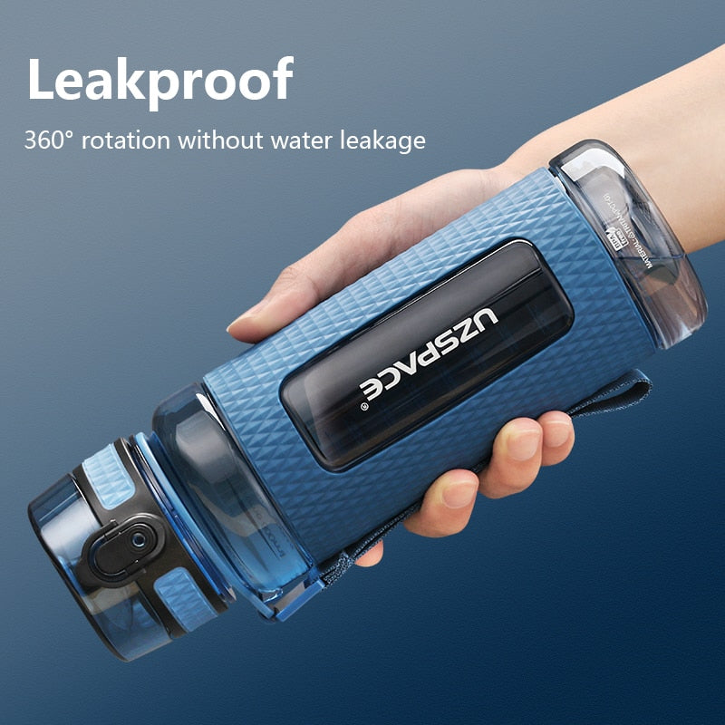 UZSPACE Sports Water Bottles Gym Leak-proof