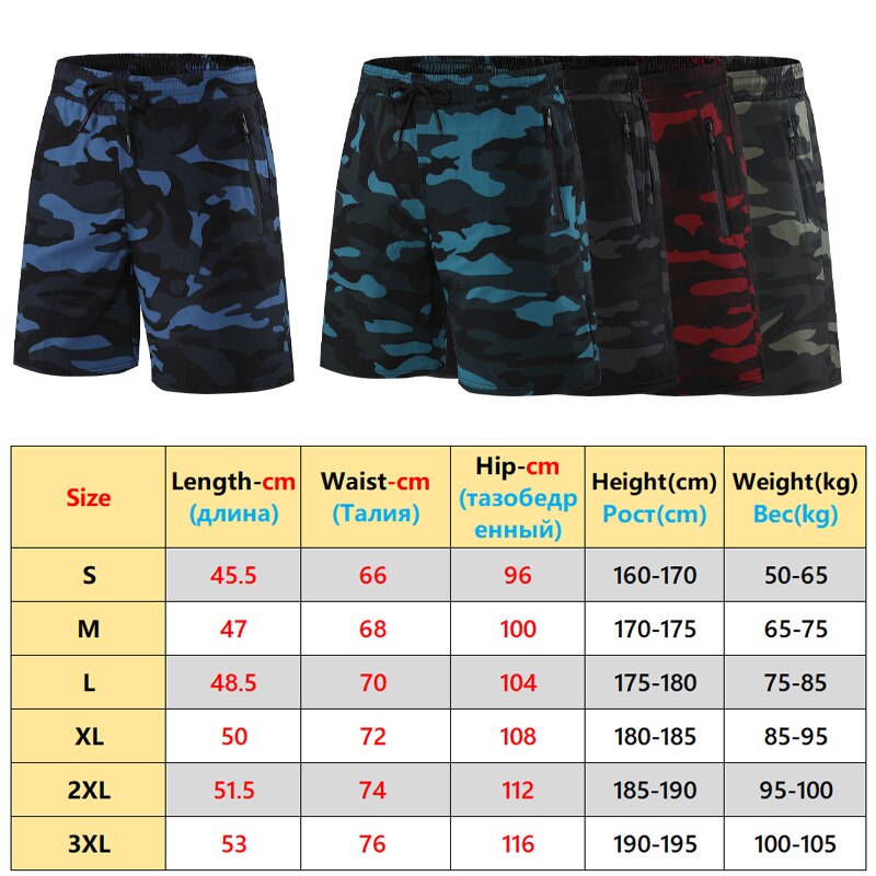 Men Gym Shorts 2021 New Camouflage