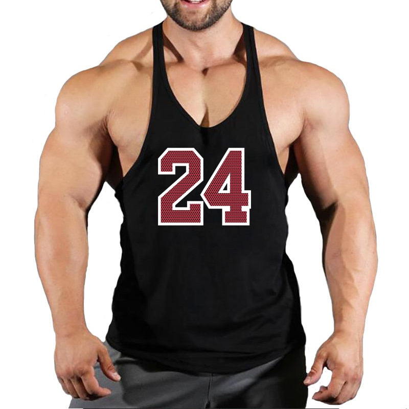 Brand Gym Clothing Cotton Singlets