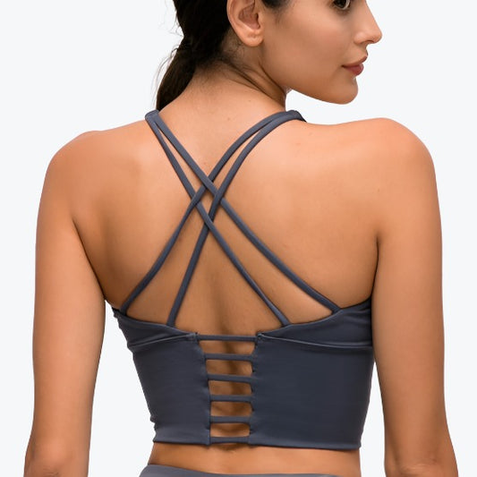 Cross Back Sports Bra