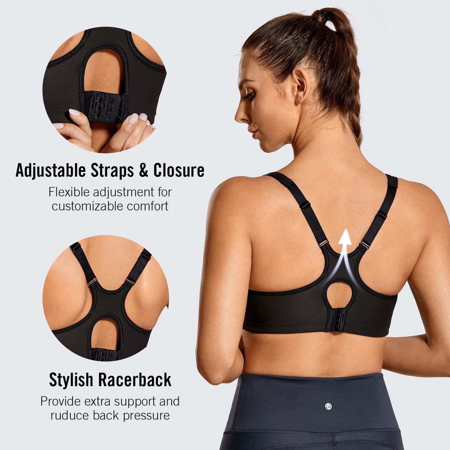 Sport Bras Women High Impact Non Padded