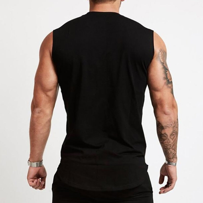 Summer Gym Tank Top Sleeveless T Shirt