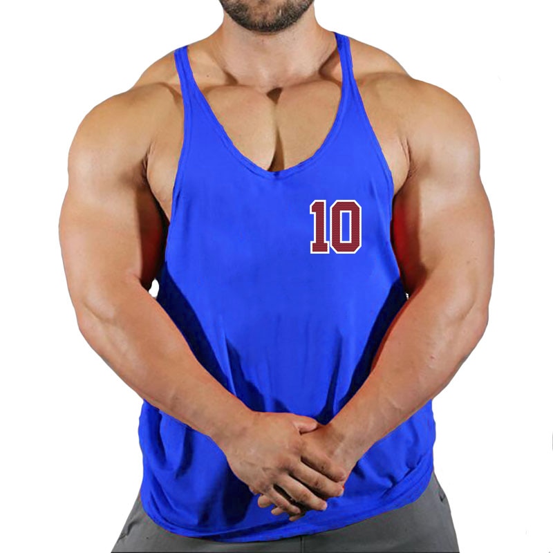 Brand Gym Clothing Cotton Singlets