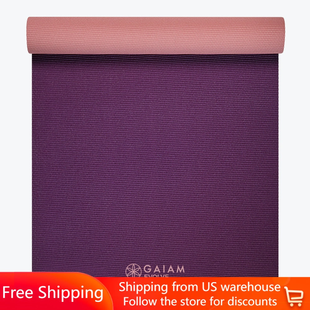 Reversible Yoga Mat, Berry