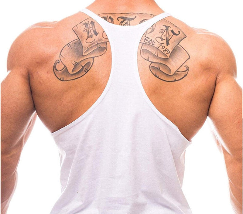 Brand Gym Clothing Cotton Singlets