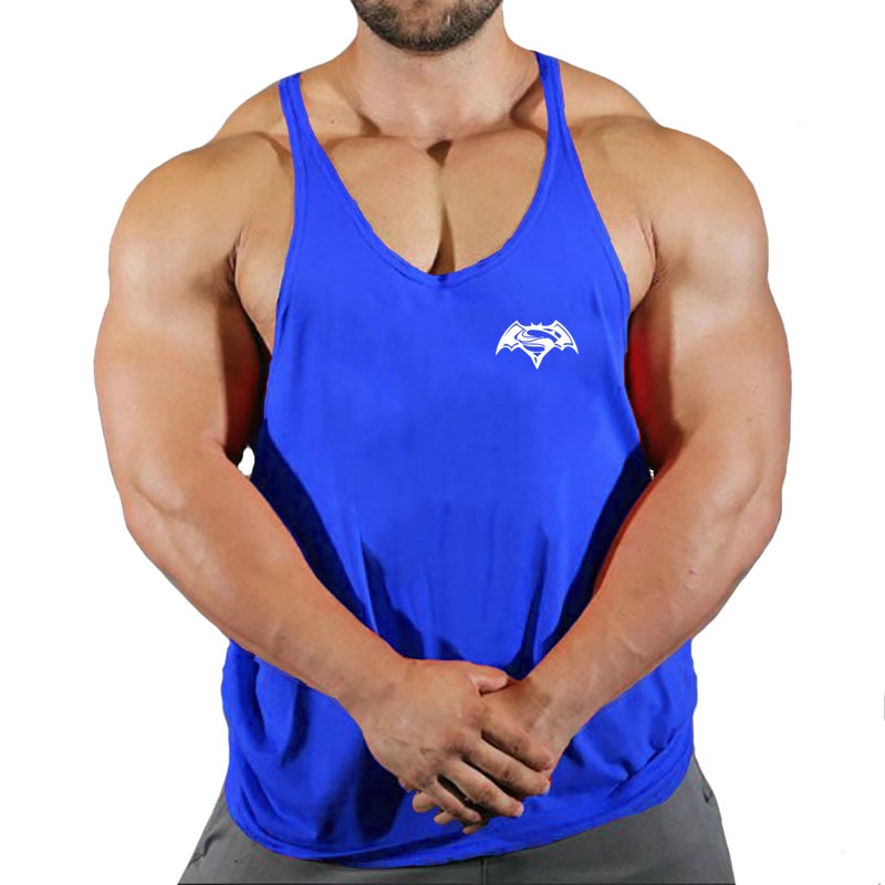 Brand Gym Clothing Cotton Singlets