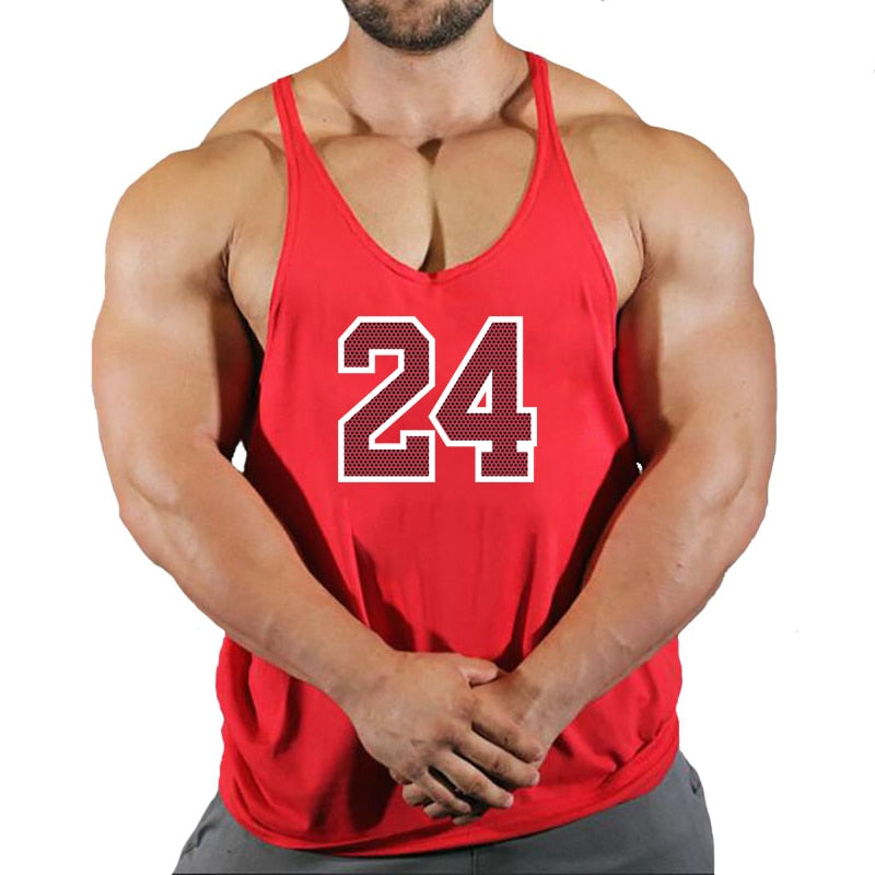 Brand Gym Clothing Cotton Singlets