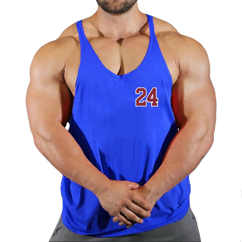 Brand Gym Clothing Cotton Singlets