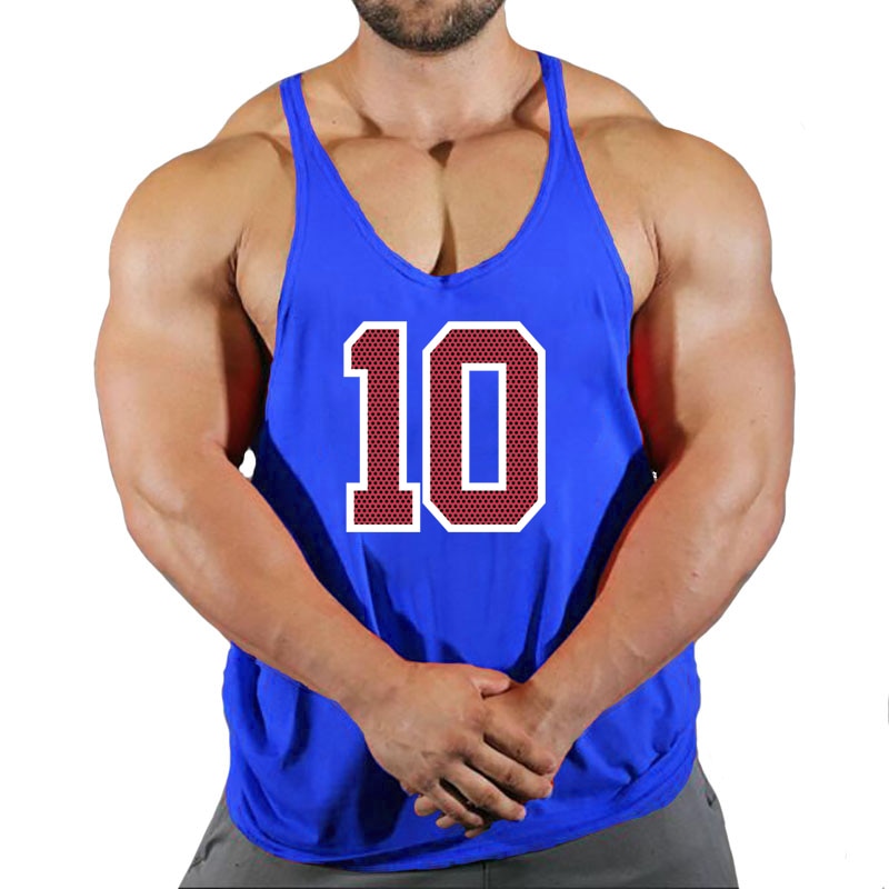 Brand Gym Clothing Cotton Singlets