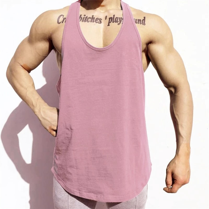 Men's Running Vest Gym Sleeveless Shirt