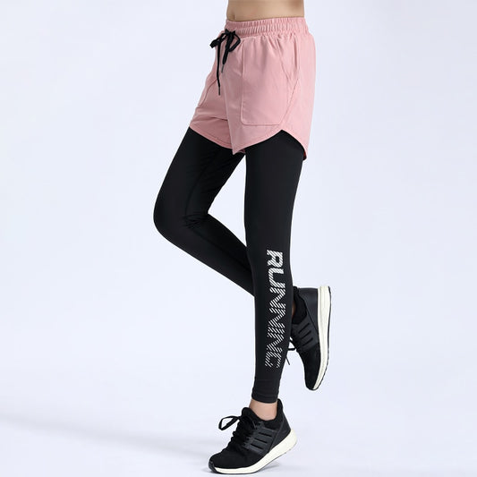 Women Running Trousers 2 In 1 Yoga Sports