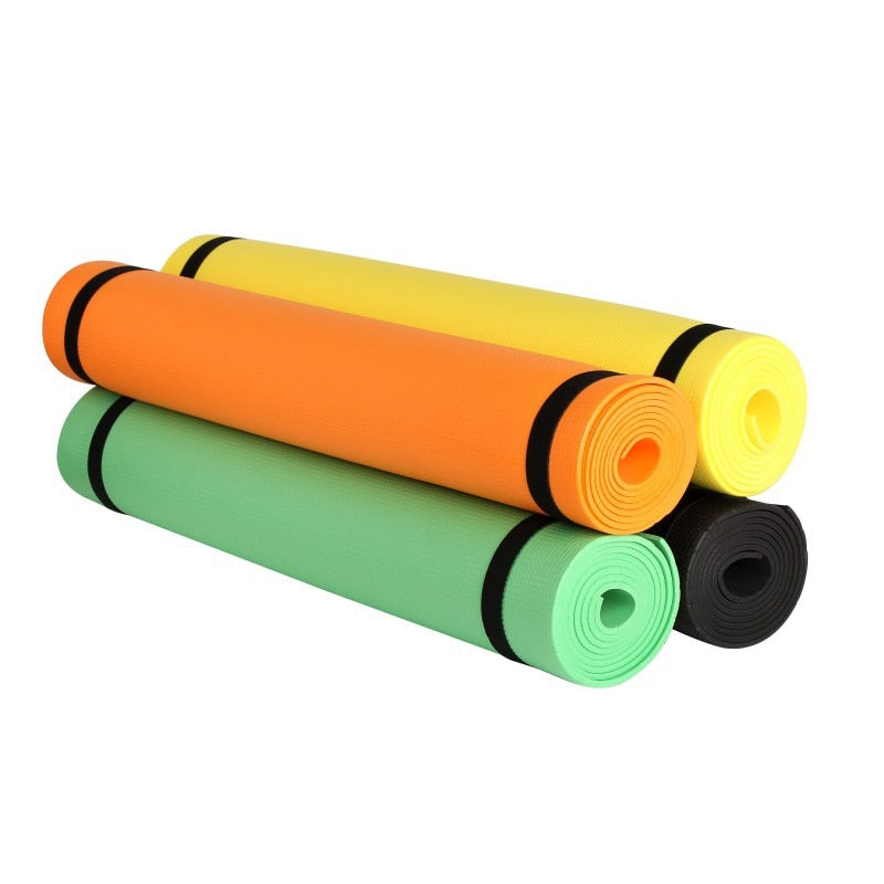 Yoga Mat EVA 4mm Thick Dampproof Anti-slip