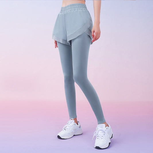 Women 2 In 1 Running Leggings
