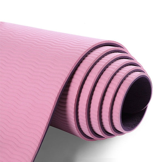Two Color TPE Yoga Mat for Beginners