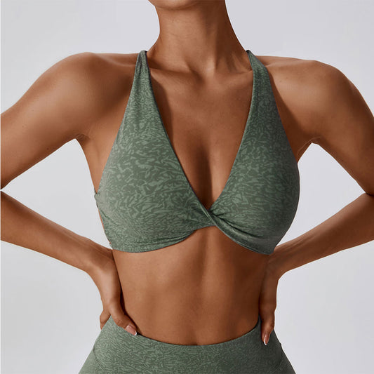 Yoga Bras Printing Sports Bras Nylon